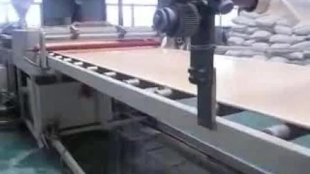 Ligne de production de panneaux de meubles en bois PVC pour armoires en plastique