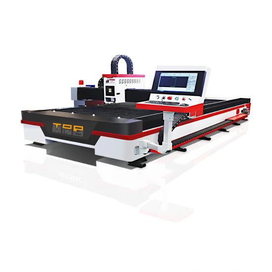 Machine de découpe laser à fibre de coupe de métal CNC 3015 pour tôle